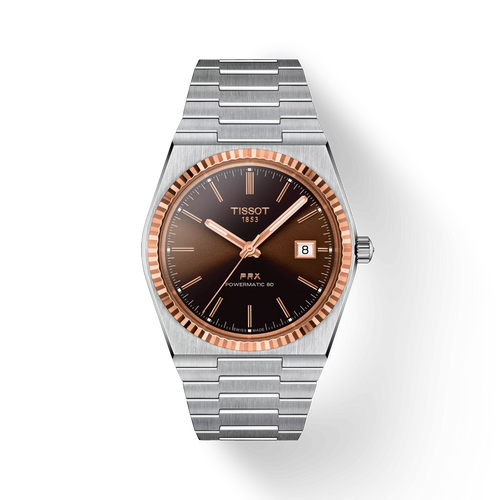 Tissot PRX Powermatic 80 Steel & 18K Gold Bezel T9314074129100