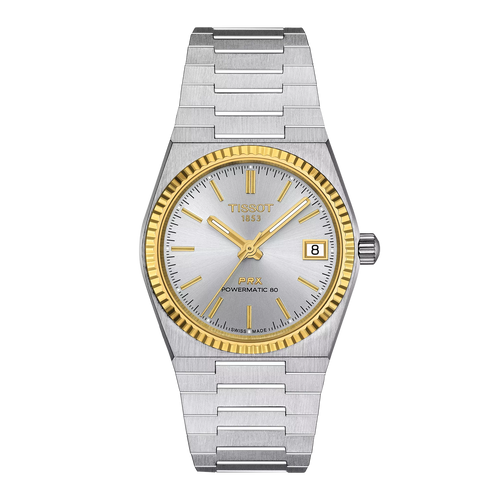Tissot PRX Powermatic 80 35mm Steel and 18K Gold Bezel T9312074103101