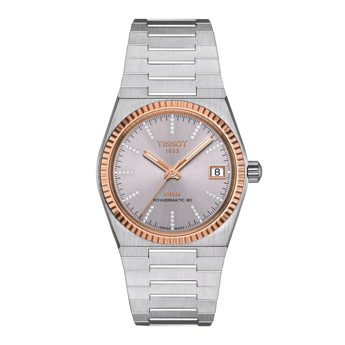 Tissot PRX 35Mm Powermatic 80 Steel & 18K Gold Bezel T9312074133600