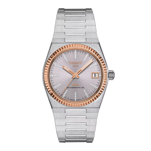 Tissot PRX 35Mm Powermatic 80 Steel & 18K Gold Bezel T9312074133600