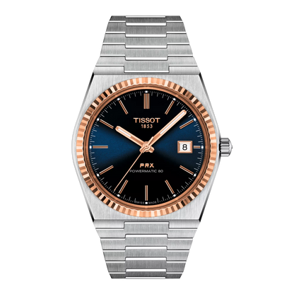 Tissot PRX Powermatic 80 Steel & 18K Gold Bezel T9314074104100