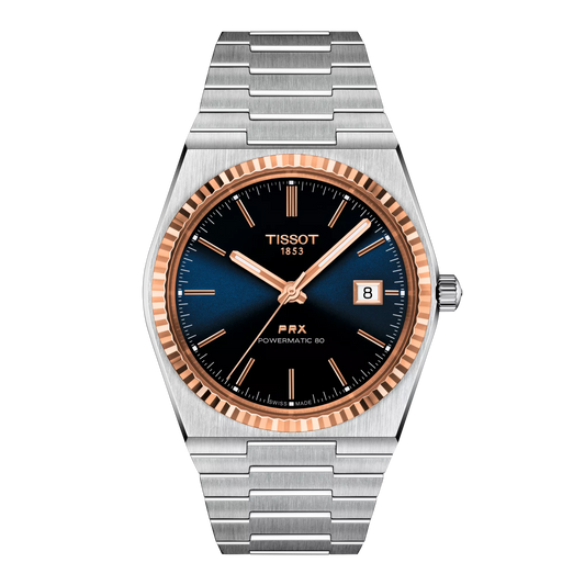 Tissot PRX Powermatic 80 Steel & 18K Gold Bezel T9314074104100