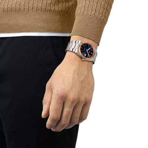 Tissot PRX Powermatic 80 Steel & 18K Gold Bezel T9314074104100