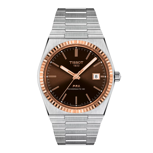 Tissot PRX Powermatic 80 Steel & 18K Gold Bezel T9314074129100