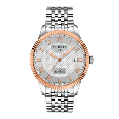 Tissot Le Locle COSC 39mm 18k Gold Bezel T9324084103300