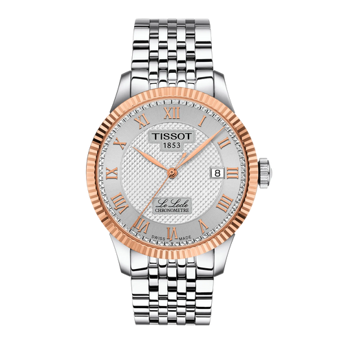 Tissot Le Locle COSC 39mm 18k Gold Bezel T9324084103300