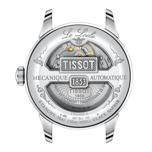 Tissot Le Locle COSC 39mm 18k Gold Bezel T9324084103300