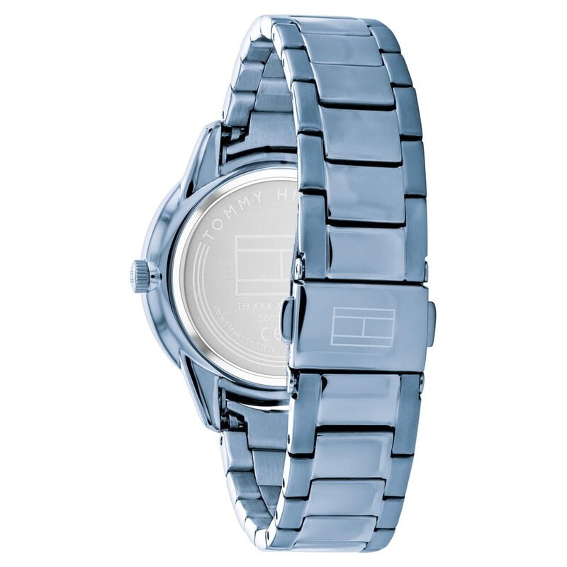 Tommy Hilfiger Quartz Analog Blue Dial Stainless Steel Strap Watch for Women