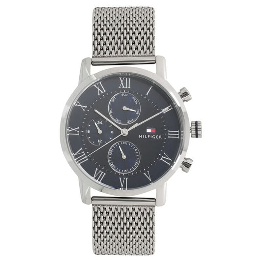 Tommy Hilfiger Quartz Multifunction Blue Dial Metal Strap Watch for Men