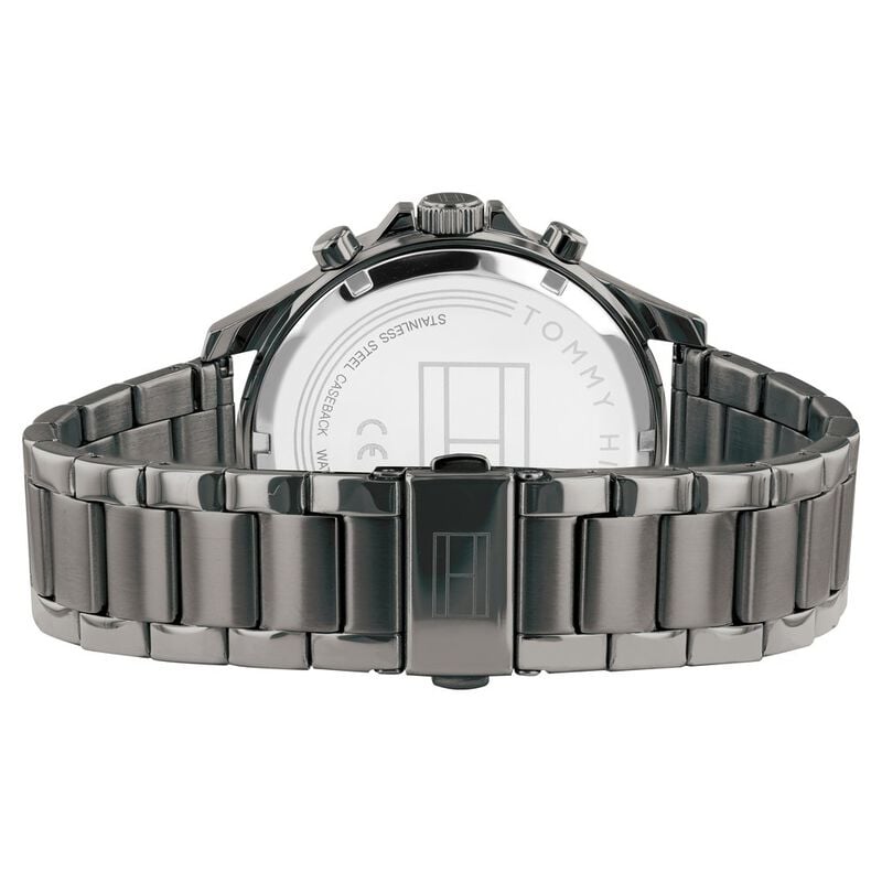 Tommy Hilfiger Quartz Multifunction Grey Dial Stainless Steel Strap Watch for Men