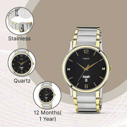 Trendline Men Quartz Dial Analog Stainless Steel Watch TW000R425