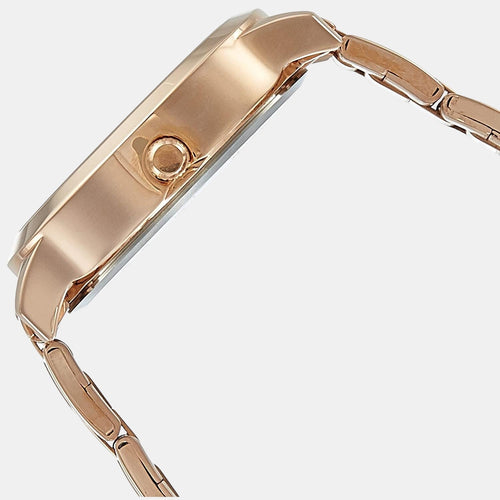 Women Quartz Rose Gold Dial Analog Stainless Steel Watch TW000T610