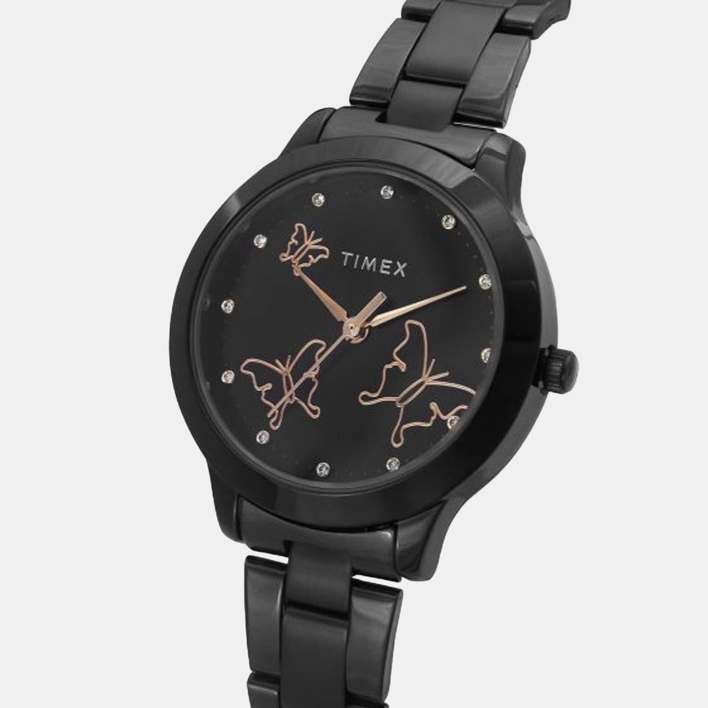 Fashion Women Quartz Dial Analog Stainless Steel Watch TW000T633