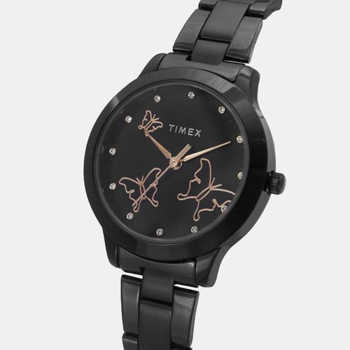 Fashion Women Quartz Dial Analog Stainless Steel Watch TW000T633