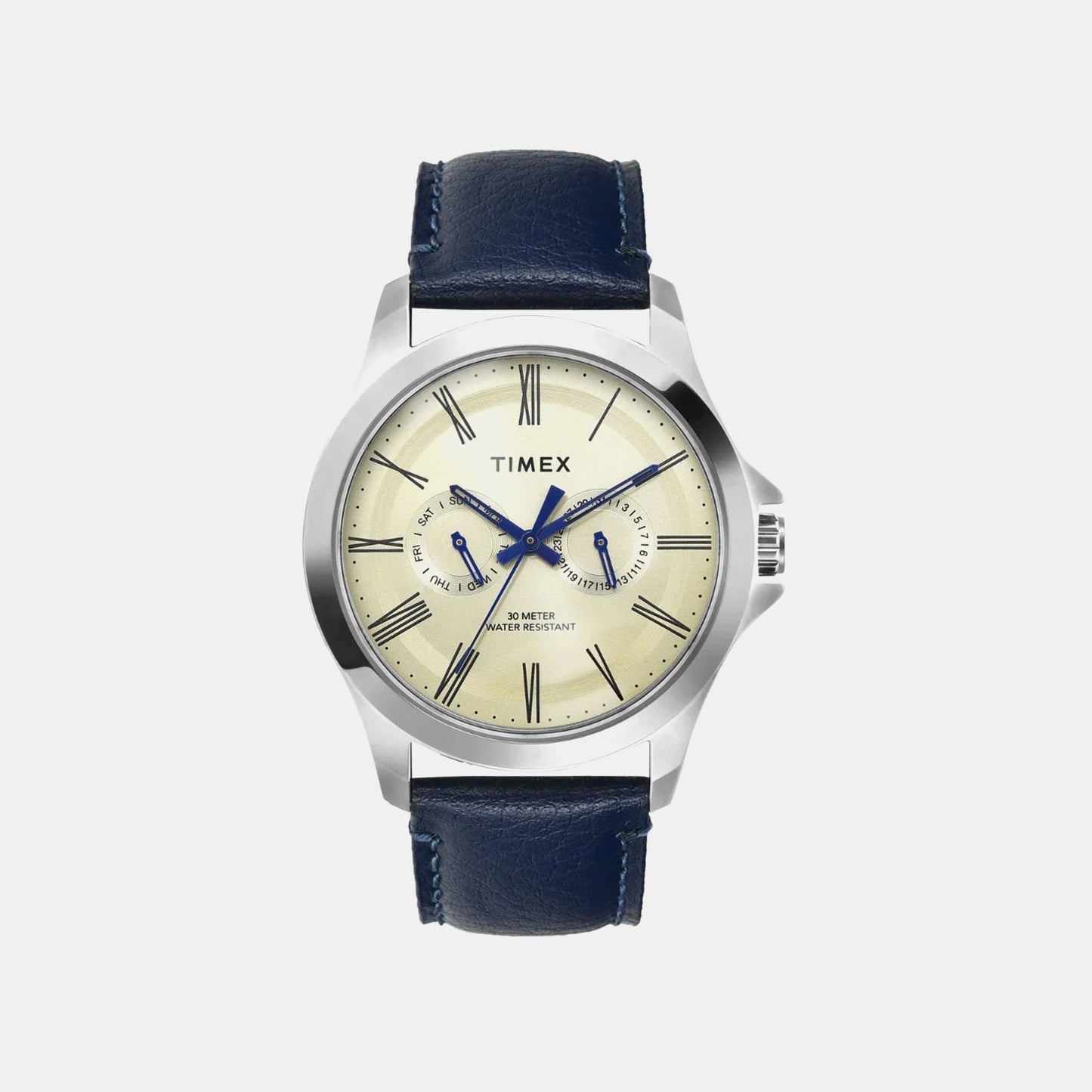 Classics Men Quartz Dial Analog Leather Watch TW000X127
