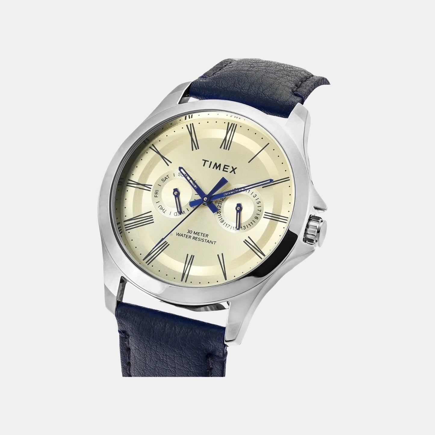 Classics Men Quartz Dial Analog Leather Watch TW000X127