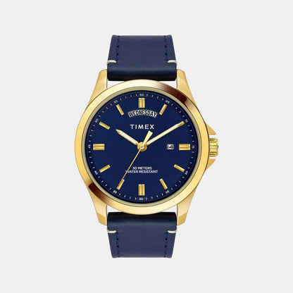Trendline Men Quartz Dial Analog Leather Watch TW000X140