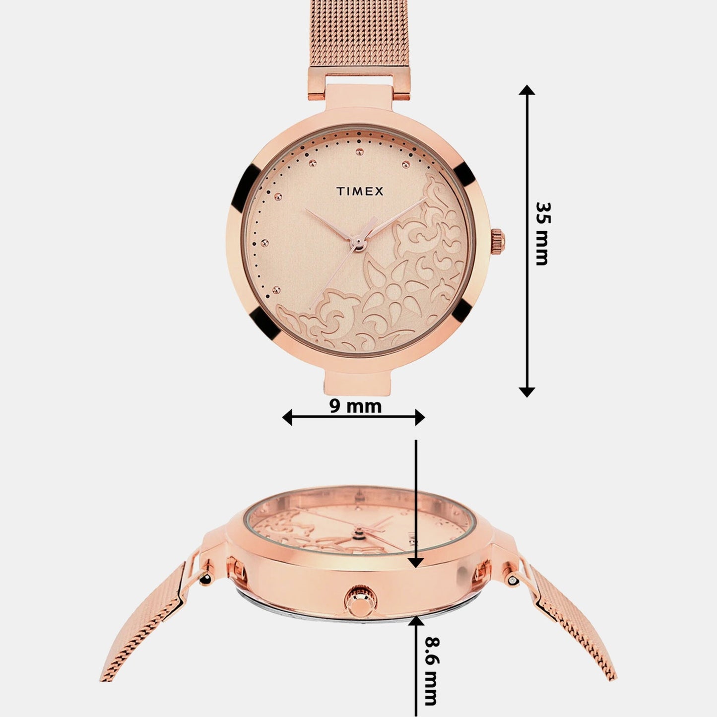 Trendline Women Quartz Dial Analog Stainless Steel Watch TW000X219