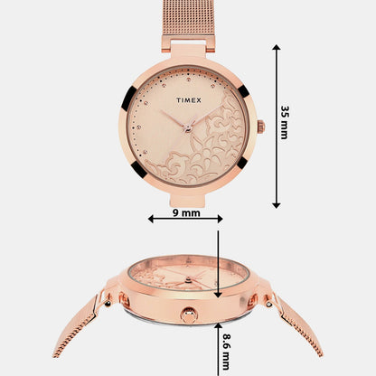 Trendline Women Quartz Dial Analog Stainless Steel Watch TW000X219