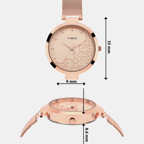 Trendline Women Quartz Dial Analog Stainless Steel Watch TW000X219