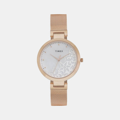 Trendline Women Quartz Dial Analog Stainless Steel Watch TW000X220