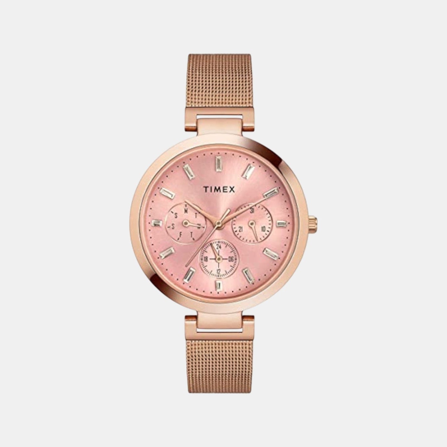 Trendline Women Quartz Dial Chronograph Stainless Steel Watch TW000X242