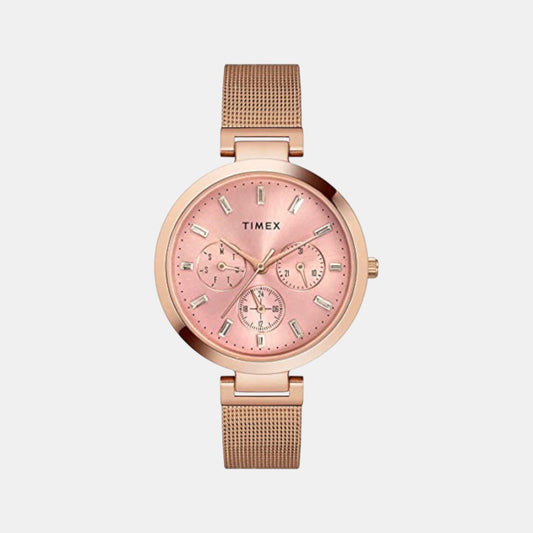 Trendline Women Quartz Dial Chronograph Stainless Steel Watch TW000X242