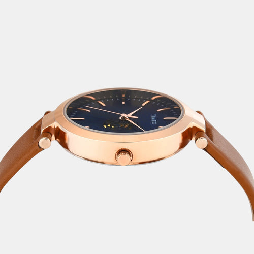 Fashion Women Quartz Dial Analog Leather Watch TW000X246
