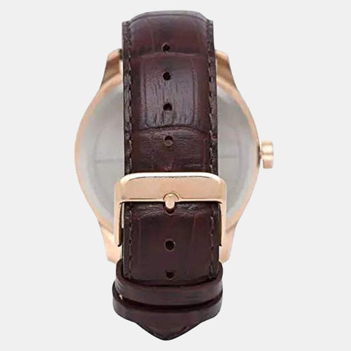 Signio Men Quartz Dial Multi-Function Leather Watch TW0TG7601