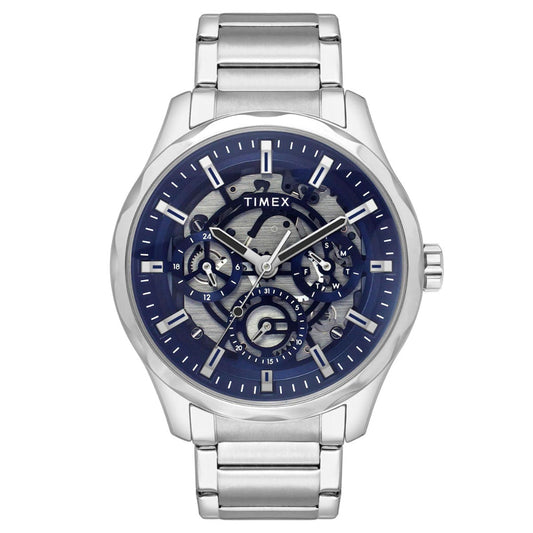 Timex Men Blue Round Dial Analog Watch - TW0TG7627