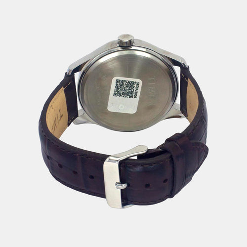 Signio Men Quartz Dial Multi-Function Leather Watch TW0TG7633