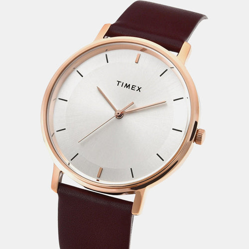 Trendline Men Quartz Dial Analog Leather Watch TW0TG8014