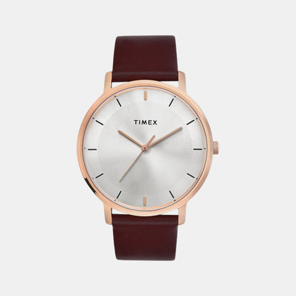 Trendline Men Quartz Dial Analog Leather Watch TW0TG8014