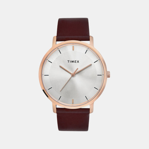 Trendline Men Quartz Dial Analog Leather Watch TW0TG8014