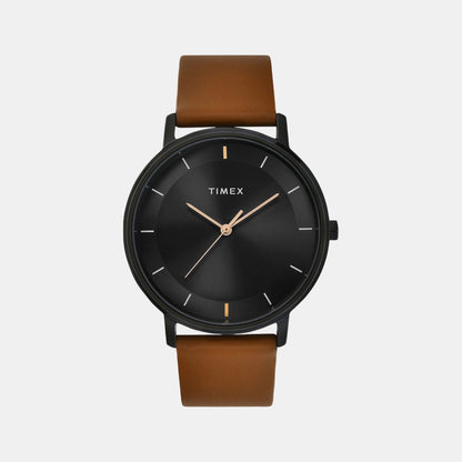 Trendline Men Quartz Dial Analog Leather Watch TW0TG8016