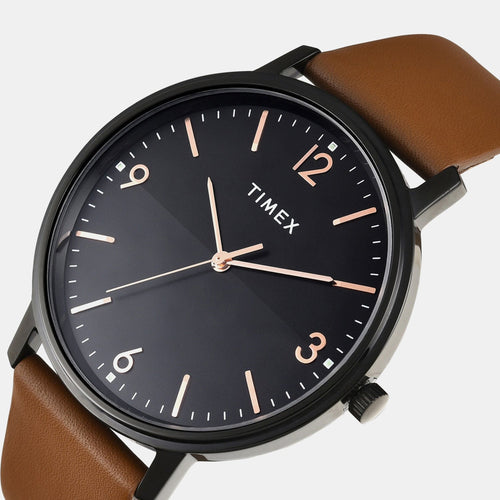 Trendline Men Quartz Dial Analog Leather Watch TW0TG8031