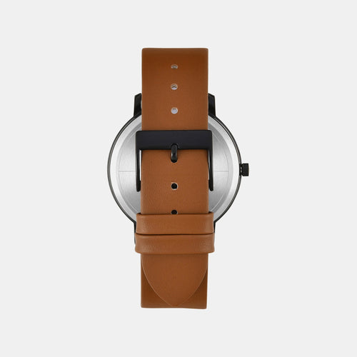 Trendline Men Quartz Dial Analog Leather Watch TW0TG8031