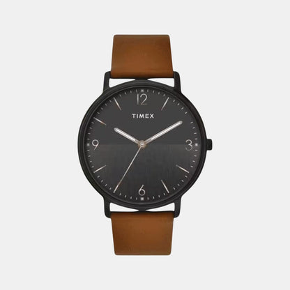Trendline Men Quartz Dial Analog Leather Watch TW0TG8031