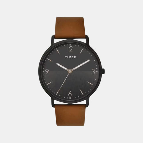 Trendline Men Quartz Dial Analog Leather Watch TW0TG8031