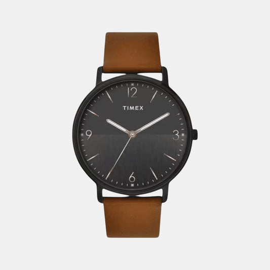 Trendline Men Quartz Dial Analog Leather Watch TW0TG8031