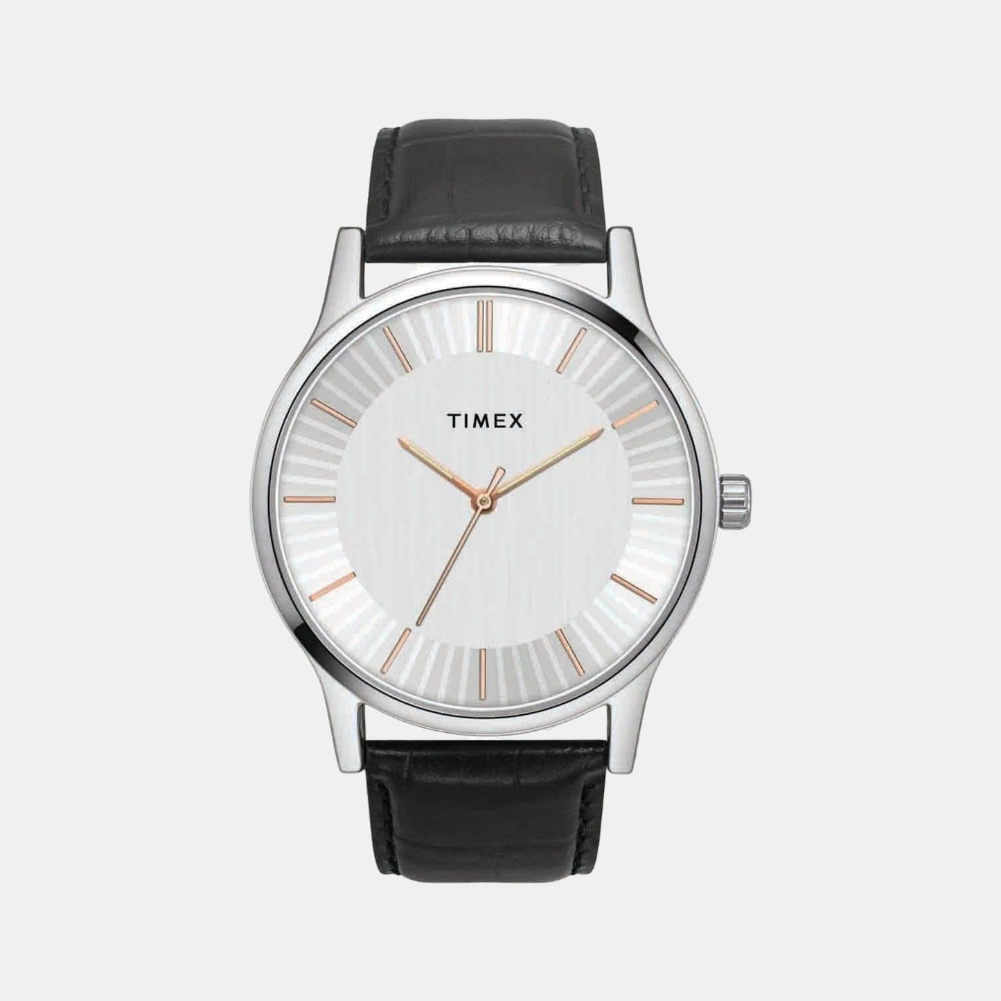 Fashion Men Quartz Dial Analog Leather Watch TW0TG8301
