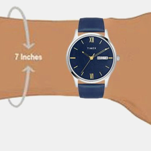 Classics Men Quartz Dial Analog Leather Watch TW0TG8310