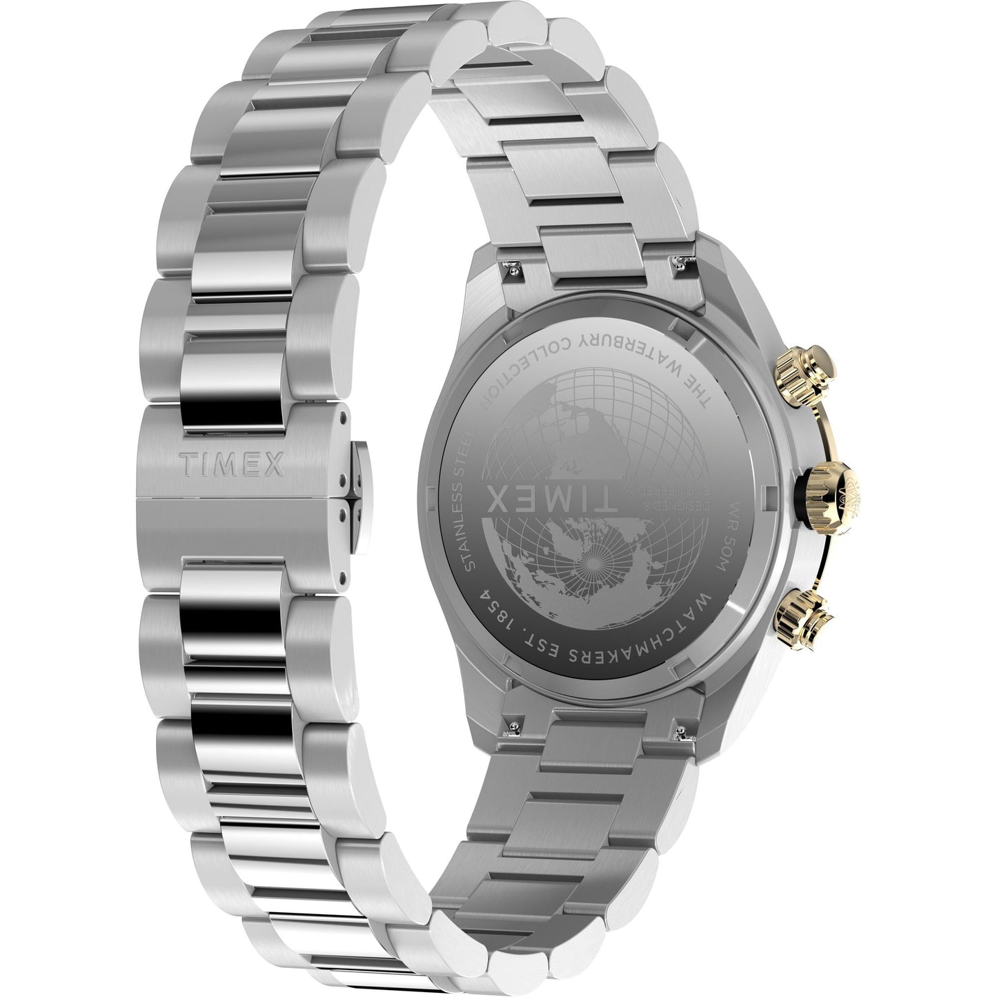 Men Quartz Black Dial Chronograph Steel Watch TW2Y24000IK