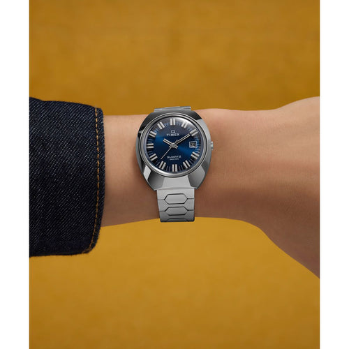 Timex Tonneau 39mm Blue Dial Analog Men Watch - TW2Y33100UJ