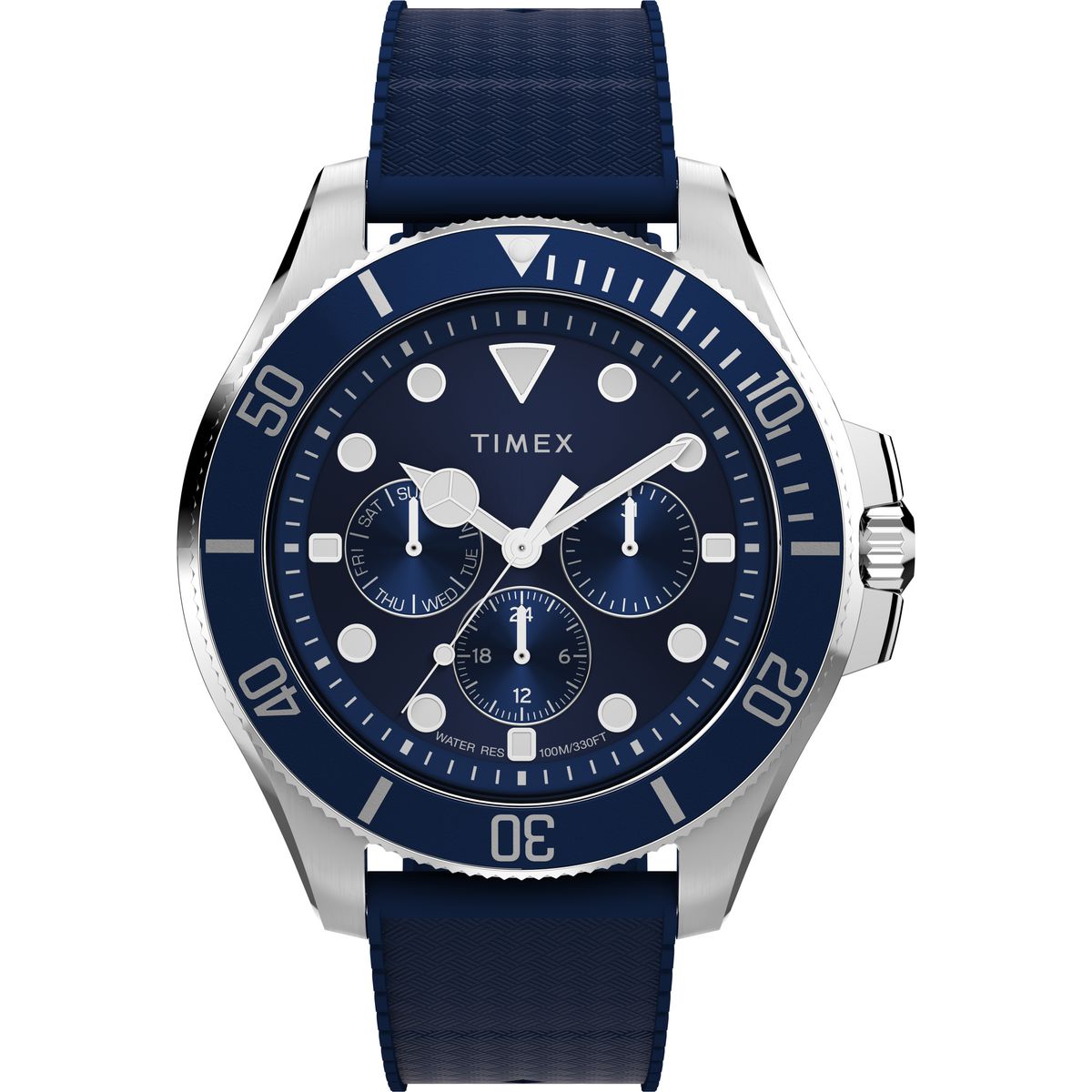 Timex Harborside Coast Round 43mm Blue Dial Analog Men Watch - TW2Y33400UJ