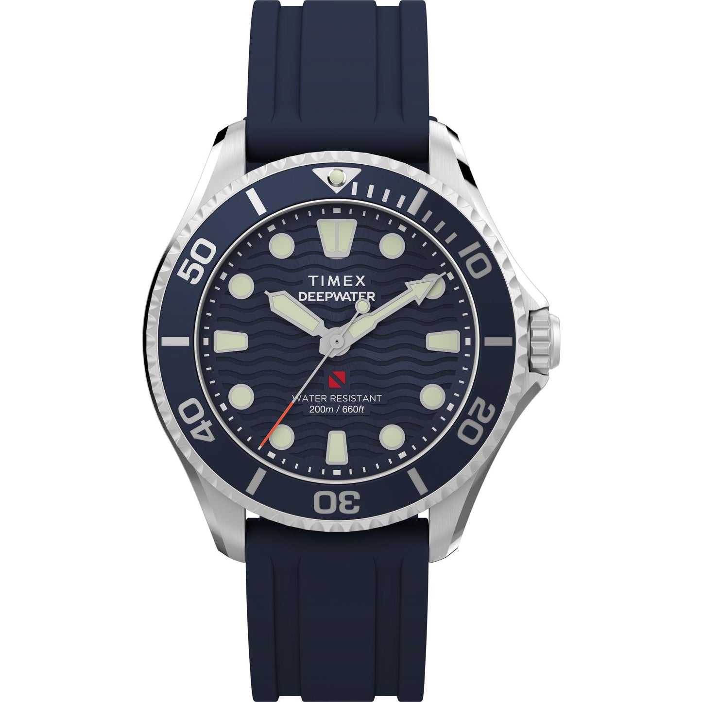 Unisex Quartz Blue Dial Analog Rubber Watch TW2Y40300UJ
