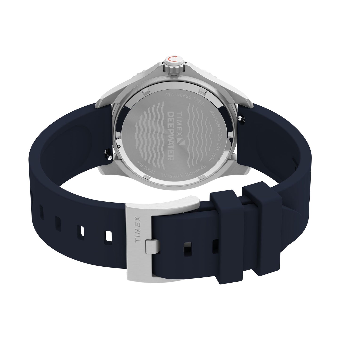 Unisex Quartz Blue Dial Analog Rubber Watch TW2Y40300UJ