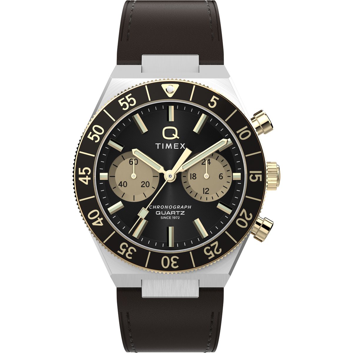 Timex Q Round 40mm Black Dial Analog Men Watch - TW2Y56000UJ