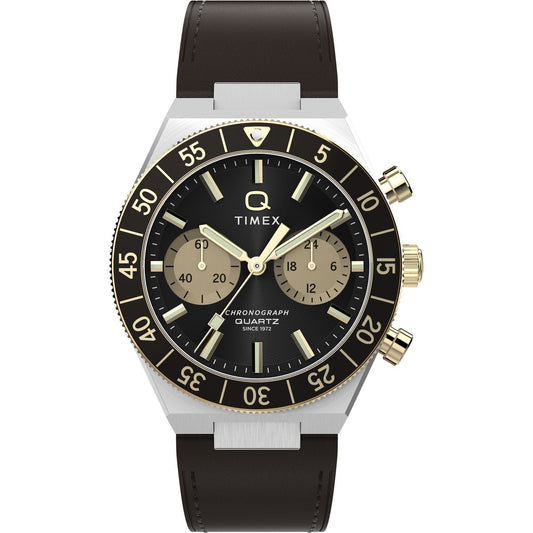 Timex Q Round 40mm Black Dial Analog Men Watch - TW2Y56000UJ
