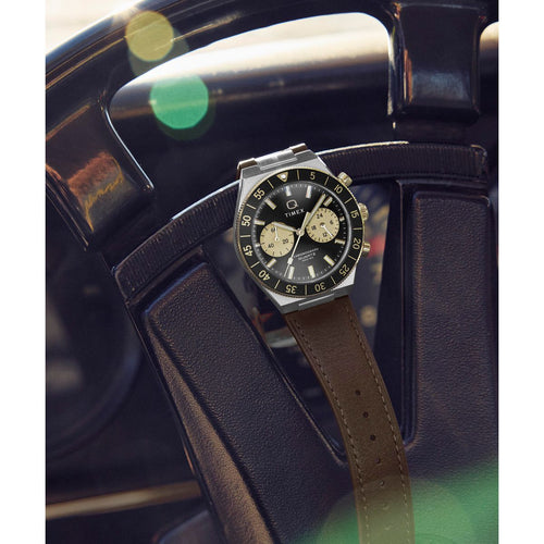 Timex Q Round 40mm Black Dial Analog Men Watch - TW2Y56000UJ